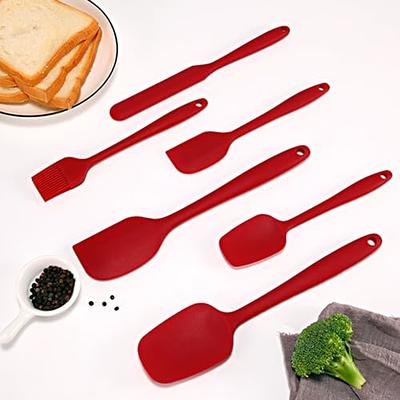  Spatulas Set of 6, Food Grade Silicone Spatulas