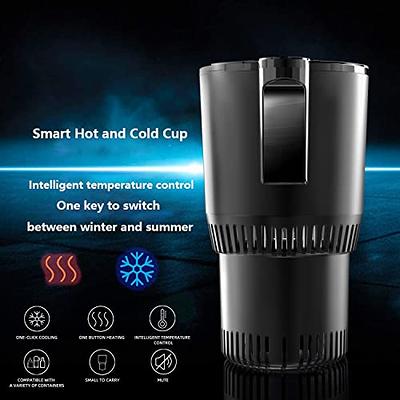 Portable Electric Heating Cooling Cup, Digital Display Multi Functional Car  Smart Coffee Mug Cooler Warmer with Quick Cooling and Heating for Milk