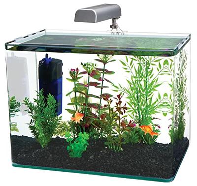 Penn-Plax Rock Aquascape Aquarium Decoration – Gray and Green 