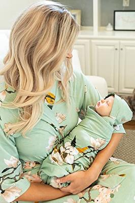 Baby Be Mine Mommy & Baby Set - Matching Labor & Delivery Maternity  Hospital Gown Gownie Maternity, Hospital Bag Must Have, Maternity Gown,  Hospital