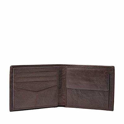 Fossil Men's Andrew Front Pocket Wallet Bifold - Black - Wallets