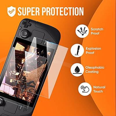 Steam Deck Screen Protector, Ultra HD Glass Protector 9H Hardness