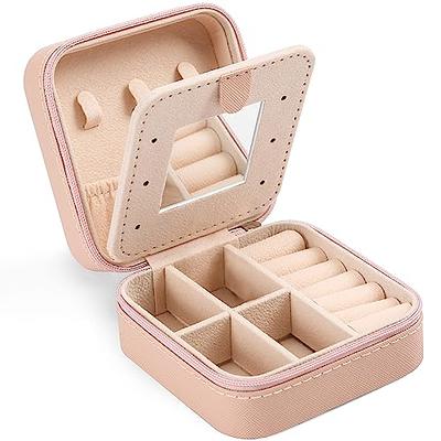 Large Pink Jewelry Box / Organizer Case - Jewelry Mini-Armoire With Display  Stand & Mirror - Zen Merchandiser