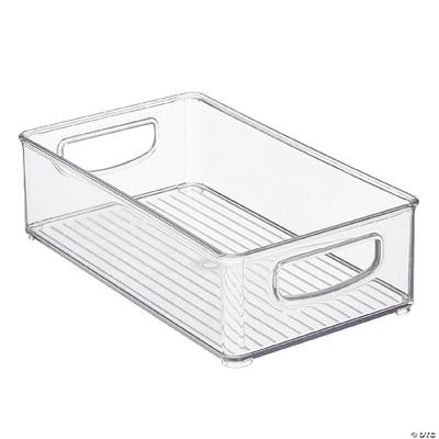 Basicwise 5.36 Gal. Large Clear Storage Container With Lid and Handles  QI003488 - The Home Depot