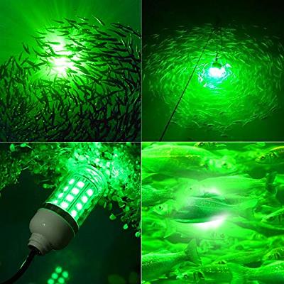 10000 lumens 12v led green fishing light lamp deep underwater for