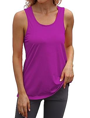 Cakulo Workout Long Tank Tops for Women Plus Size Loose Fit