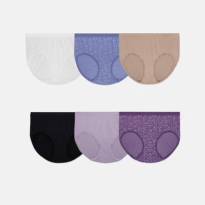 Fruit of the Loom Women's 6pk 360 Stretch Seamless Low-Rise Briefs - Colors  May Vary 5 - Yahoo Shopping