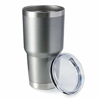 HASLE OUTFITTERS 20 oz Tumbler Bulk, Stainless Steel Tumblers with Lid,  Vacuum Insulated Tumbler, Double Wall Powder Coated Cup, coffee mugs,  White