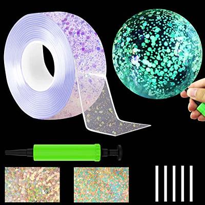 Mity rain Nano Tape Kit, Super Elastic Nano Bubble Balloons with 5pcs  Straw, Glitter and Inflator, Double Sided Tape Plastic Bubble, DIY Party  Favors - Yahoo Shopping