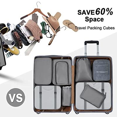 Packing Cubes Compression Set for Carryon Travel- Luggage Organizer Bags  6piece for sale online