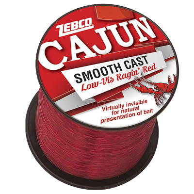 Zebco Cajun Line Smooth Cast Fishing Line, Low Vis Ragin' Red, 14-Pound  Tested - Yahoo Shopping