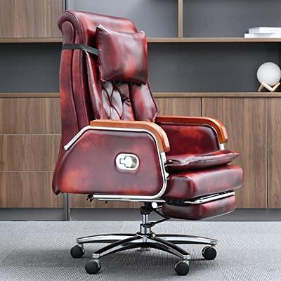 Reclining Office Chair with Foot Rest, Mesh Office Chair, Ergonomic Office  Chair with footrest, Computer Desk Chair with Lumbar Support Pillow, 280lb