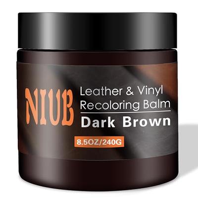 NIUB Leather Recoloring Balm, 8.5Oz White Leather Color Restorer, Leather  Scratch Remover, Leather Restorer for Couches,Furniture,Leather Shoes