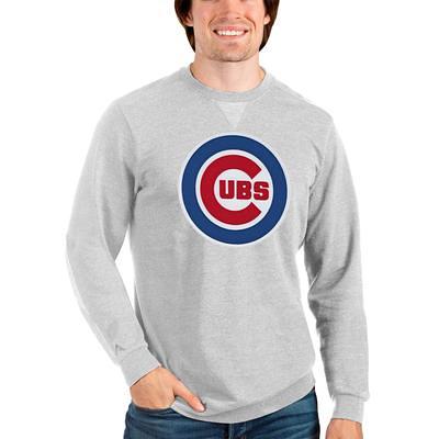 Antigua Men's Chicago Cubs Grey Victory Pullover