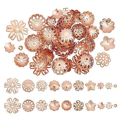 60Pcs Assorted European Beads for Jewelry Making Large Hole Spacer