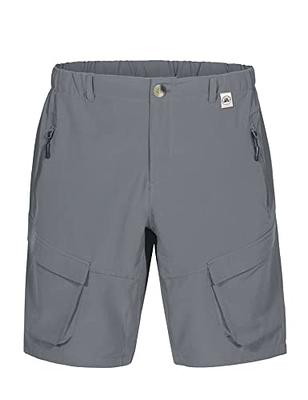 Mapamyumco Men's Hiking Shorts, Quick Dry Shorts Lightweight Cargo Work  Shorts with Zipper Pockets, Suitable for Hiking Gray S - Yahoo Shopping