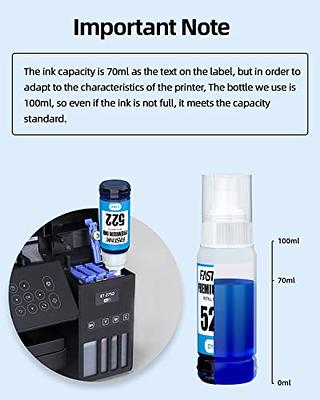 OEM Epson T502 Ecotank Auto-stop Ink Bottles,Epson 502 Compatible  Ink,Ecotank 502 Ink Bottles