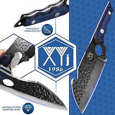 XYJ Portable Chef Knife Set Professional,Since 1986,10 Inch Camp