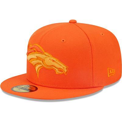 Men's New Era Orange Denver Broncos 2022 Sideline 9FIFTY Ink Dye