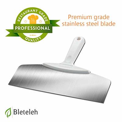  Bleteleh 10-inch Long Bench/Dough Scraper, Stainless