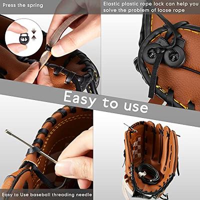 Glove Relacing Kit for Baseball or Softball Mitts Baseball Glove Care Kit  Includes 2 Strips 78.74 inch Baseball Glove Lace, Drawstring Threader,  Tweezer, 4 Pcs Glove Locks 5 Pcs Lacing Tools with Box - Yahoo Shopping