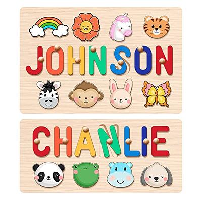 Personalized Name Puzzle With Animals Baby, Toddler, Kids Toys