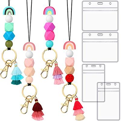 Cute Silicone Beaded Teacher Lanyard Necklace Key Lanyard Keychain Id  Holder Teacher Lanyards for Id Badges and Keys for Women Employees Students  (Cute Lanyard-01) - Yahoo Shopping