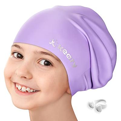 Extra Large Swim Cap for Braids and Dreadlocks,Waterproof Silicone Swim Cap  for Women,Long Hair Swim Cap Swim Hat Cover Ear Bathing Shower Swimming Cap  (3, Black+Pink+Purple) - Yahoo Shopping