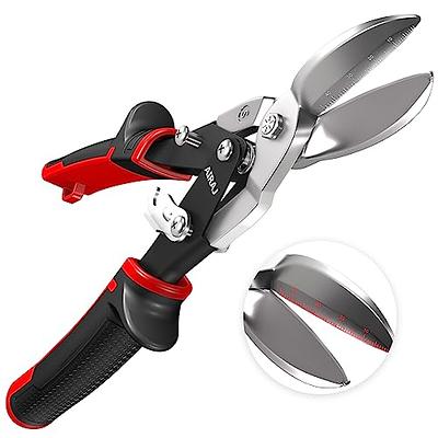 AIRAJ Pro 10 in Aviation Tin Snips Straight Cut,Industrial CR-Mo Metal  snips with Double Lever, Heavy Duty Tin Snips for Cutting Sheet Metal,  Chrome Vanadium Steel - Yahoo Shopping