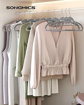 Newest 50 U-Slide Clothes Hanger No Slip Suit Hangers for Tight Collars Tie  Rack
