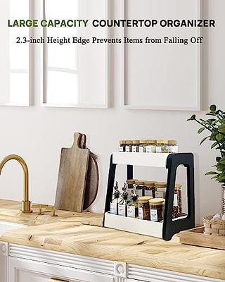 Dyiom Bathroom Organizer Countertop Kitchen Counter Shelf 2-Tier