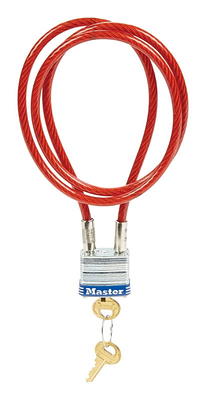 Master Lock Cable Lock with Key, 6 ft. Long 8155DCC - The Home Depot
