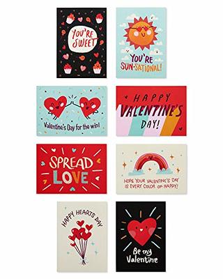 Vintage Valentine's Cards with Envelopes for Kids Classroom Exchange (36  Pack)