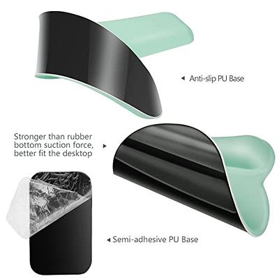 Memory Foam & Rubber Mouse Pad With Wrist Support For Computer Black Color