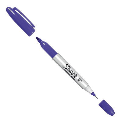 Sharpie Twin-Tip Marker, Fine / Ultra Fine, Purple - Yahoo Shopping