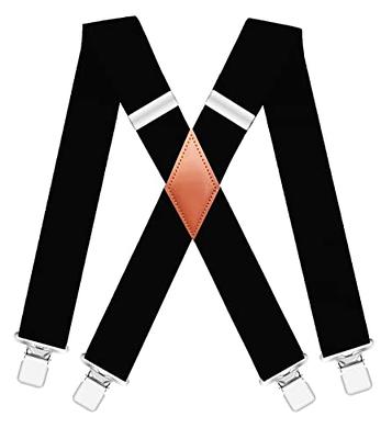 Janmercy 2 Pcs Under Clothing Suspenders for Men Airport