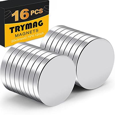 TRYMAG 80Pcs Magnets Neodymium, Small Strong Round Magnets Neodymium Disc  Magnets for Crafts, Fridge Rare Earth Magnets for Whiteboard, Dry Erase  Board, Dry Erase Board, Office - Yahoo Shopping