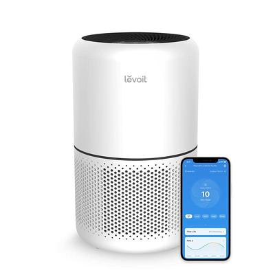 Levoit Smart Wi-Fi Air Purifier with H13 True HEPA Filter, Cleanses the  Air, Covers 290 Sq ft, White 