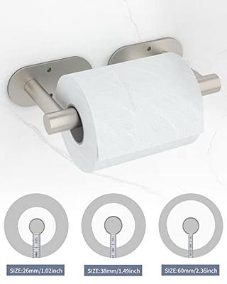 WZKALY Paper Towel Holder Under Cabinet, Self-Adhesive or Wall Mounted  SUS304 Stainless Steel for Kitchen Bathroom, Silver