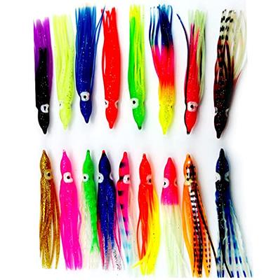 18cm Fishing Trolling Lures Octopus Skirts Bait for Marlin Tuna Mahi Dolphin  Big Fishing Game Saltwater Squid Skirt Fishing Tackle (10pcs) - Yahoo  Shopping