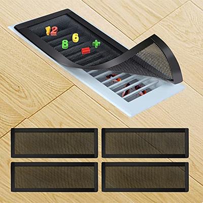 Floor Vent Covers, Rectangle 4x10 Air Vent Screen Cover Magnetic Vent  Covers for Ceiling Easy Install PVC Register Vent Covers for Home