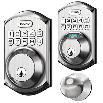 TEEHO TE002W Fingerprint Door Lock: Keyless Entry Smart Deadbolt