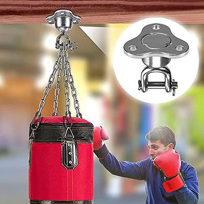 Dolibest Heavy Duty Steel Beam Hanger, Heavy Bag Mount, I Beam Heavy Bag  Hanger for Punching Bag Hanger Boxing Muay Thai Training (with Spring)