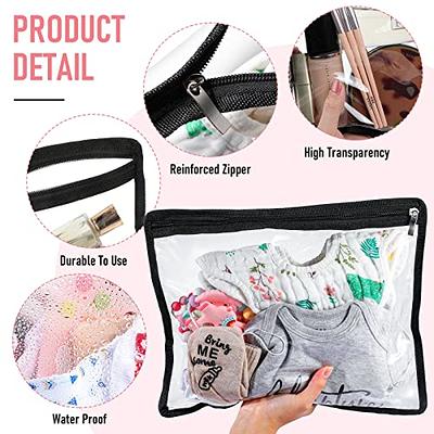 AUSTARK 10Pcs Zipper File Bags Plastic Mesh Zipper Pouch Waterproof  Document Bags Board Games Storage Bags for Office Home Travel (Multi-Size,  White and Black) - Yahoo Shopping