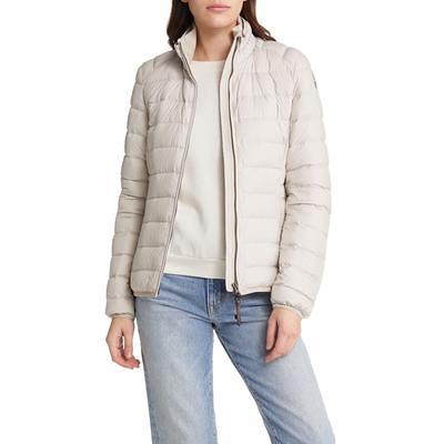 Parajumpers Cable-Knit Quilted Puffer Jacket - White