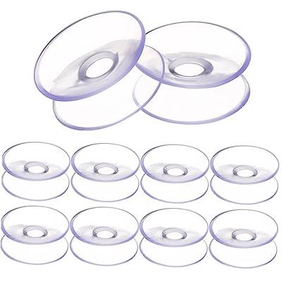 Nuolux 10pcs 30mm Double Sided Suction Cups Sucker Pads for Glass Plastic