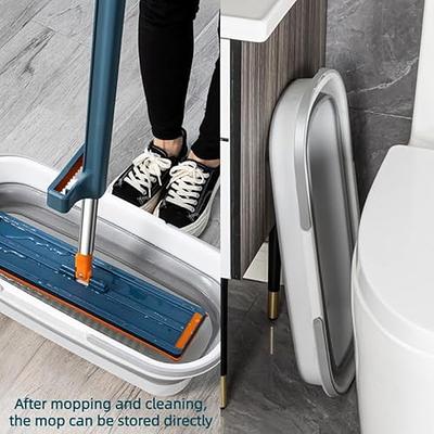 2024 Flat Floor Mop and Bucket Set,Large Flat Mop,360 Degree Rotating  Roseionly Mop,Flat Floor Mops for Floor Cleaning,54 Adjustable Stainless  Steel Long Handle with 6 Washable Microfiber Pads - Yahoo Shopping