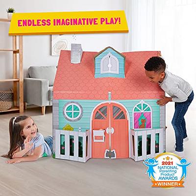 Pop2Play Kids Playhouse – Sturdy and Eco-Friendly Carboard House Folds Flat  for Easy Storage – Role Play Toy for Girls and Boys - Yahoo Shopping