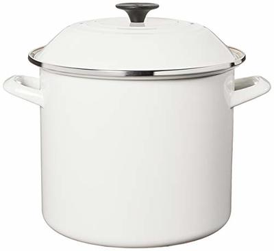 Le Creuset 10-qt Enamel on Steel Stockpot on QVC 