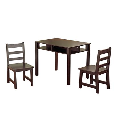 JIAOQIU Kids Table and Chairs, Kids Table (4 Chairs) Kids Table